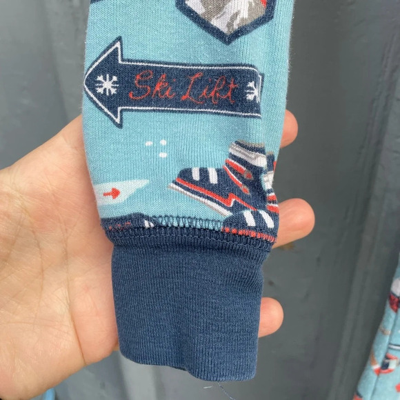 Little Blue House Ski Holiday Kids Union Suit Onsie, Size 8 - Picture 5 of 8